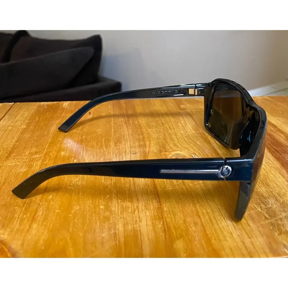 Vintage Y2K Electric Captain AHAB Black Sunglasses Snow Surf California Eyewear
